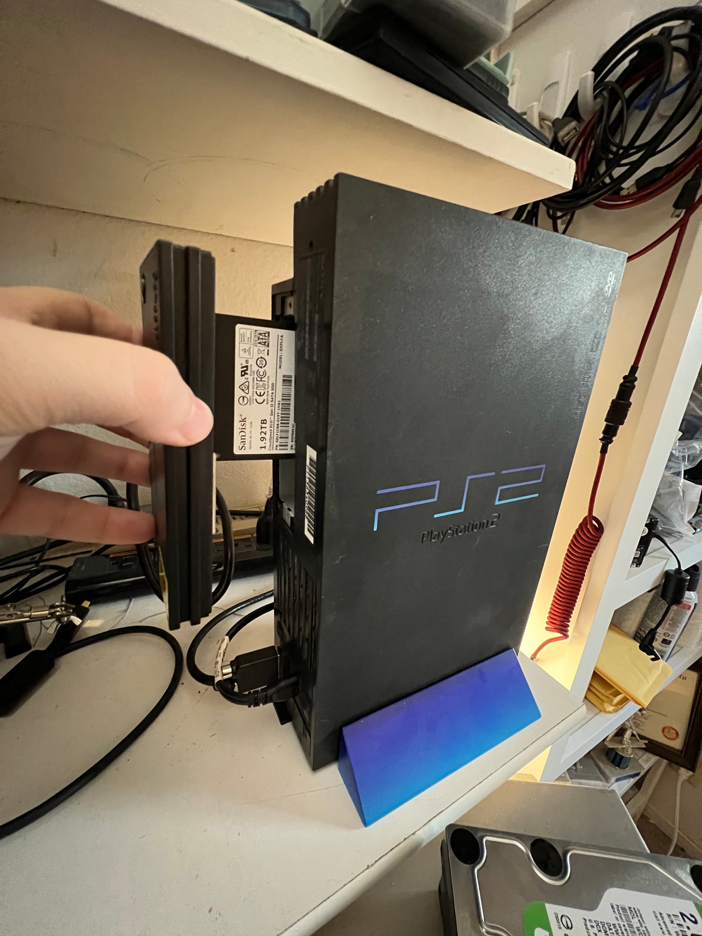 2TB PS2 Free SSD Boot + Games + Adapter